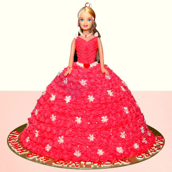  Black Forest Barbie Doll Cake