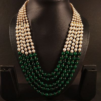 Emerald Green Layered Necklace