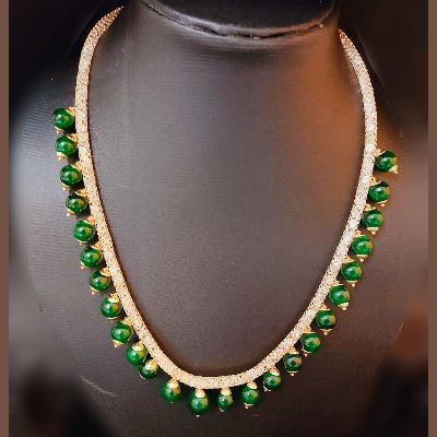 Green Pearl Necklace