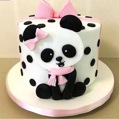 Adorable Panda Cake For Toddler