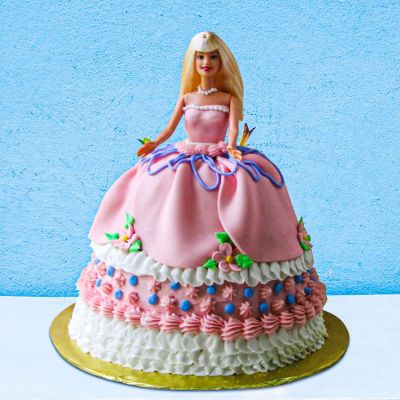 Desire Barbie Fondant Cake