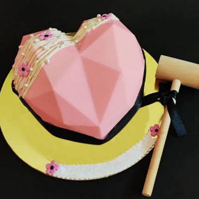 Pink Crush Pinata Cake