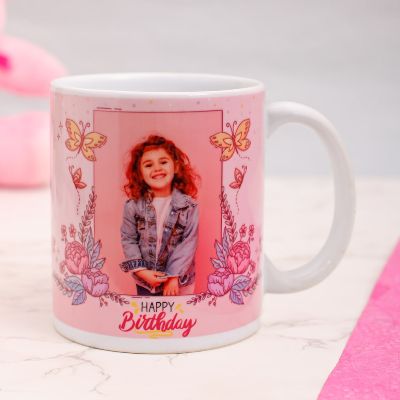 Personalized  Birthday Girl Gift Mug