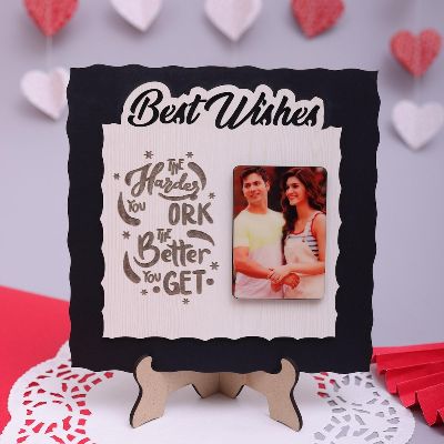 Best Wishes Engraved Frame