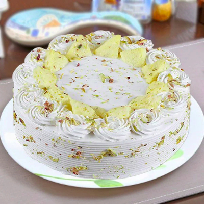 Alluring Round Rasmalai Cake