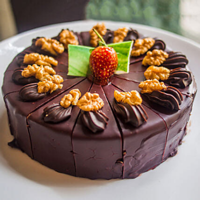 Choco Walnut Cream Cake