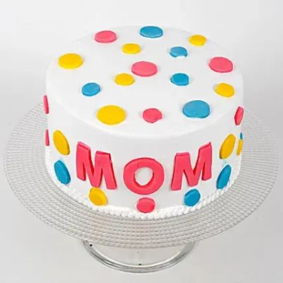 Colourful Mothers Day Cake