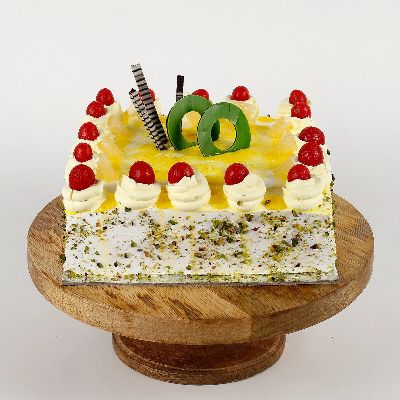 Cream Drop & Cherry Pineapple Cake