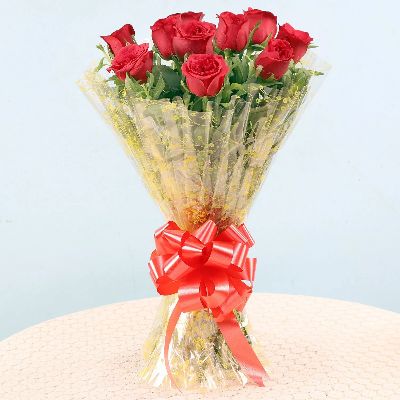 Exotic Bunch of Red Roses