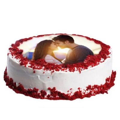 Red Velvet Photo Cake