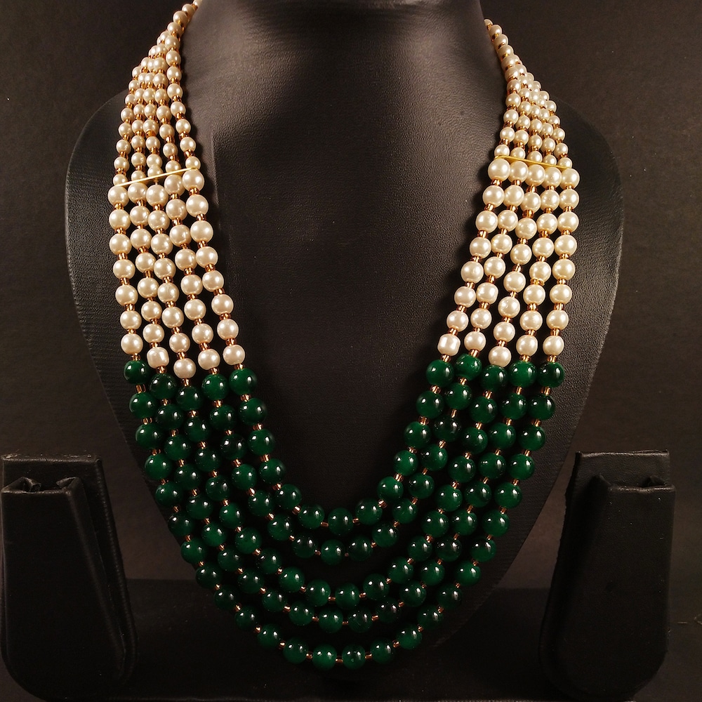  Emerald Green Layered Necklace