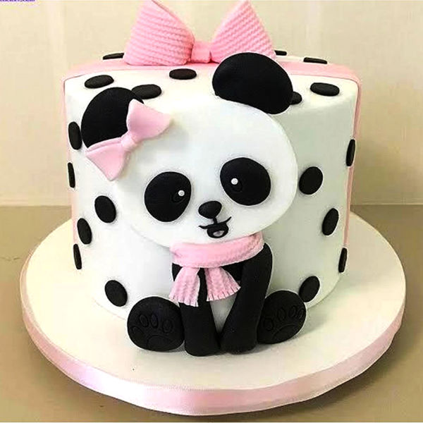 Adorable Panda Cake For Toddler