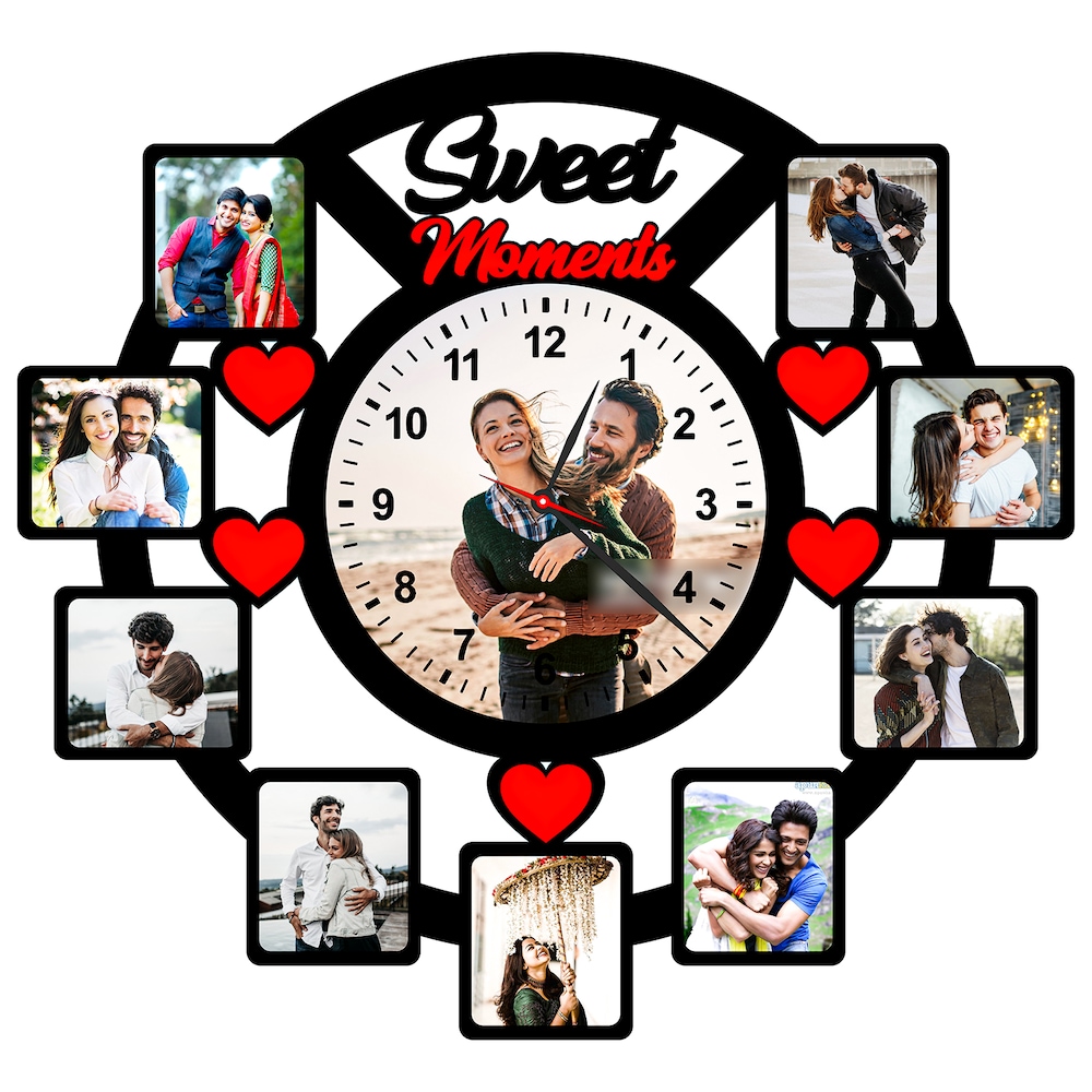  Themed And Printed Sweet Moments Clock