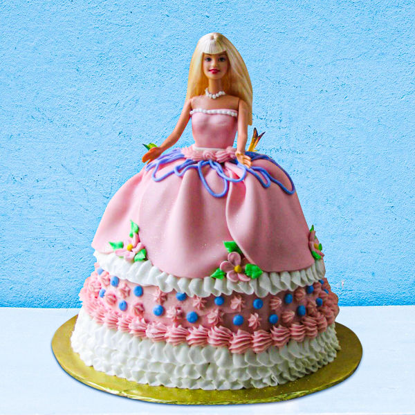  Desire Barbie Fondant Cake