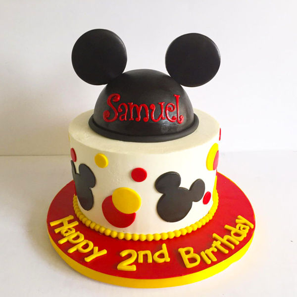  2nd Birthday Mickey Cake
