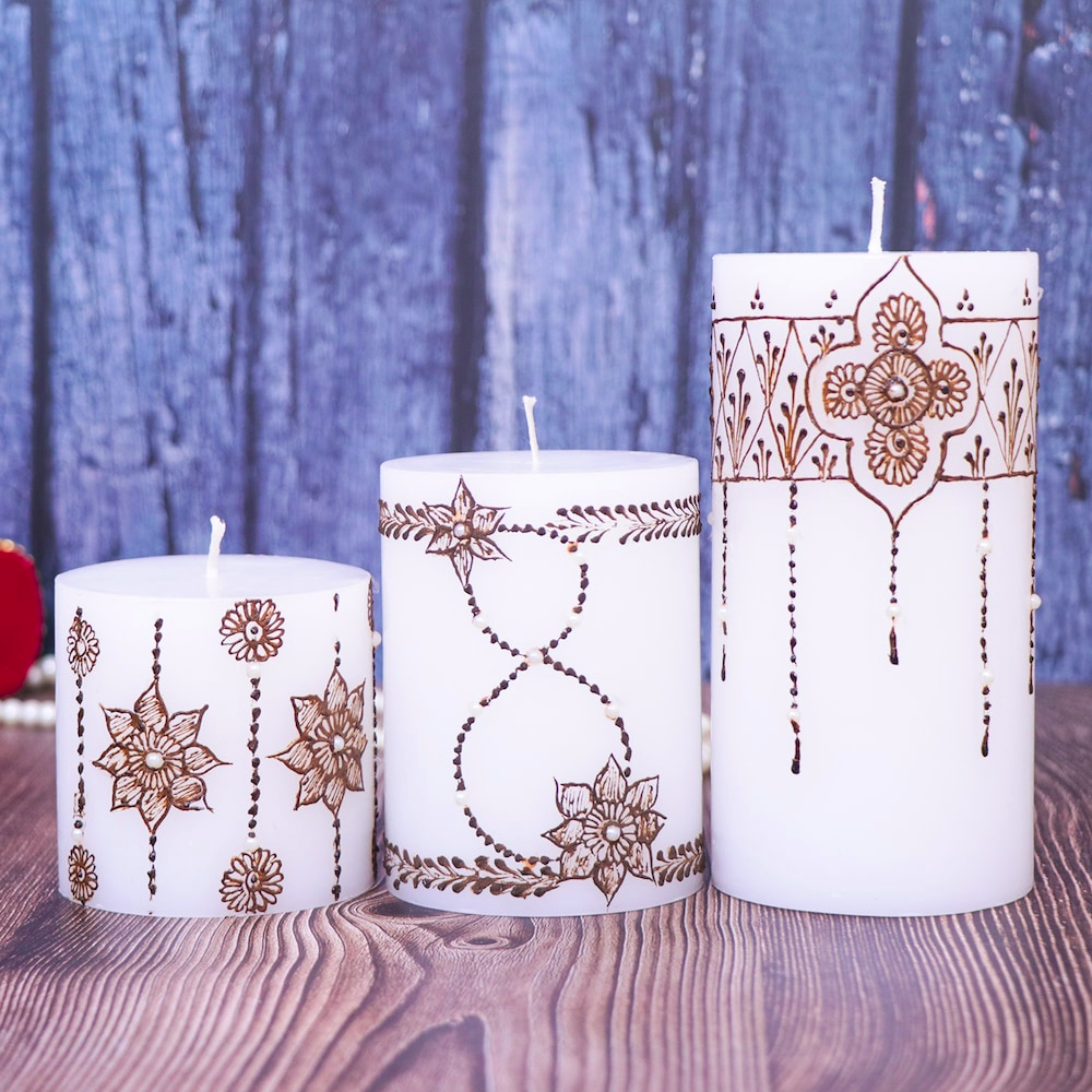 Henna Inspired Candle Painting Kit