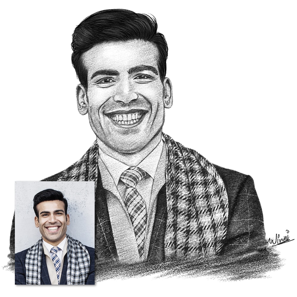 Buy Public Figure Art, Customise Pencil Sketch Art Online in India - Etsy