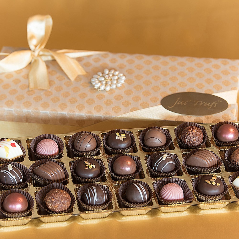  Designer Box Of 21 Belgian Style Pralines