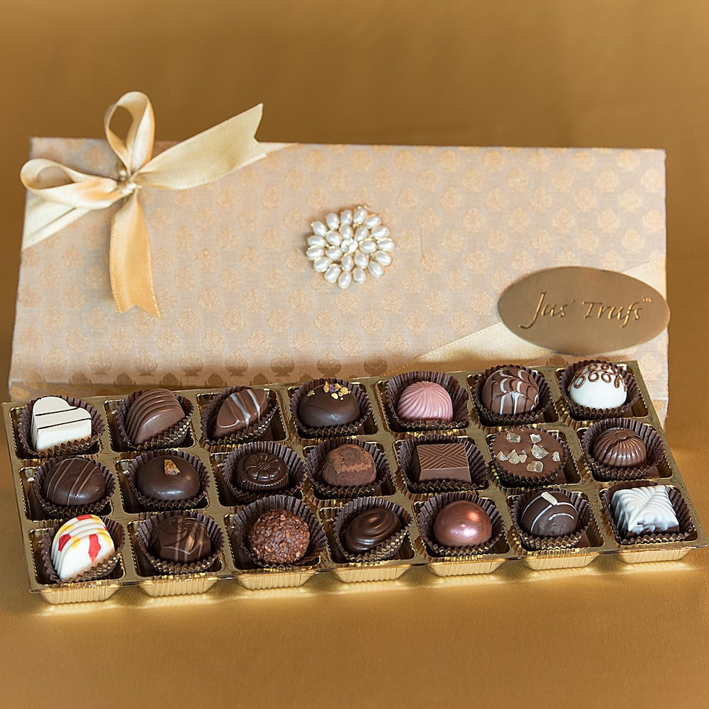  A Welcome Diwali Gift Of Assorted Delightful Chocolate Pralines