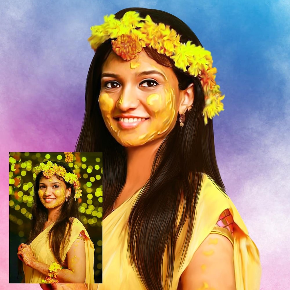  Haldi Ceremony Digital Art