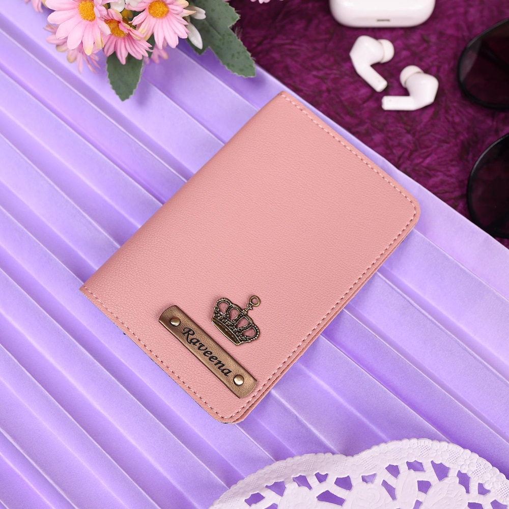  Personalized Pink Passport Cover