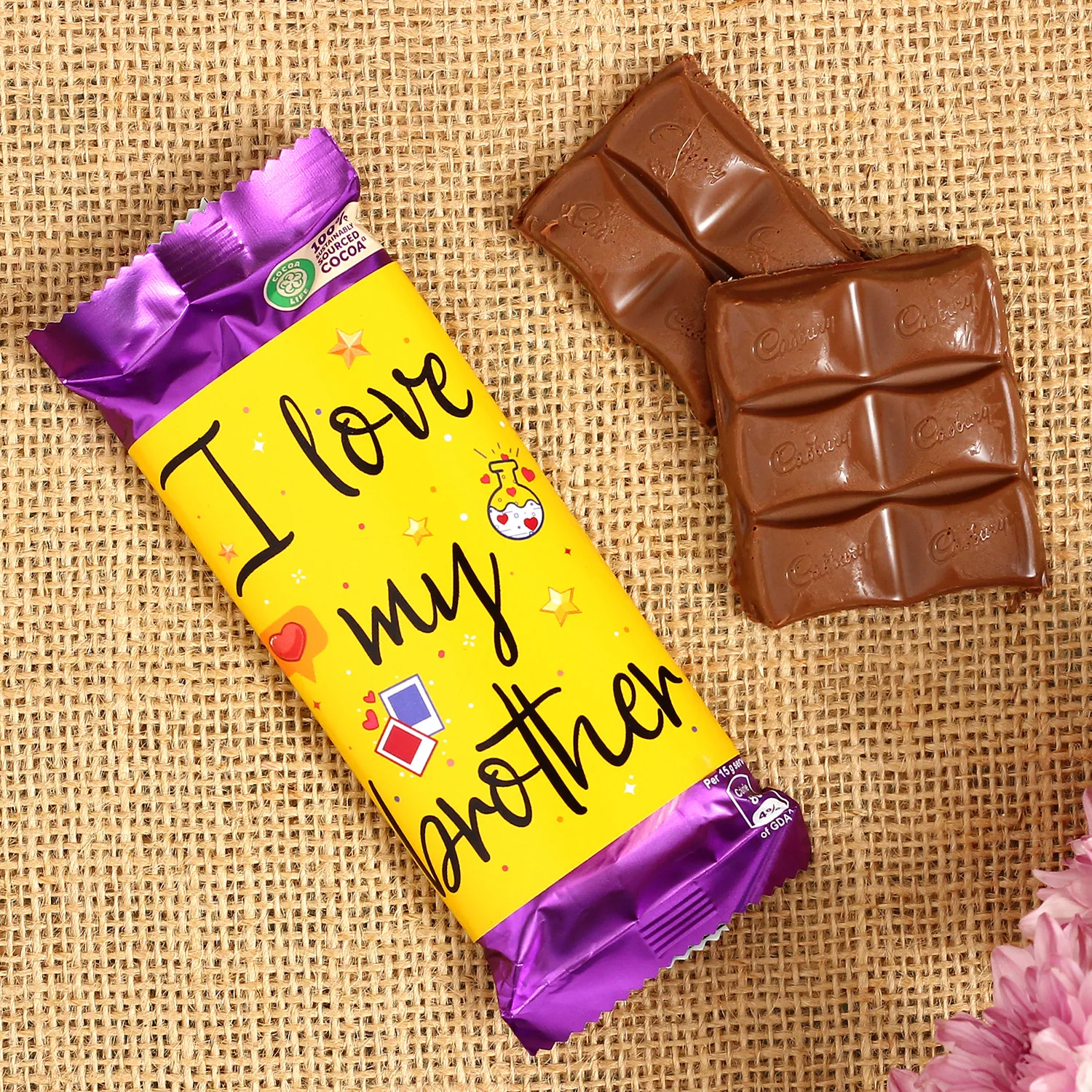  Dairy Milk Silk In I Love My Brother Sleeve